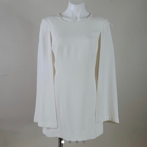 A.L.C. Cream Cape Dress - Picture 8 of 9